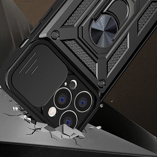 Hybrid Armor Camshield etui iPhone 14 Pro Max pancerny pokrowiec z osł