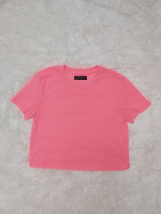 Bershka neonowy top rozm s