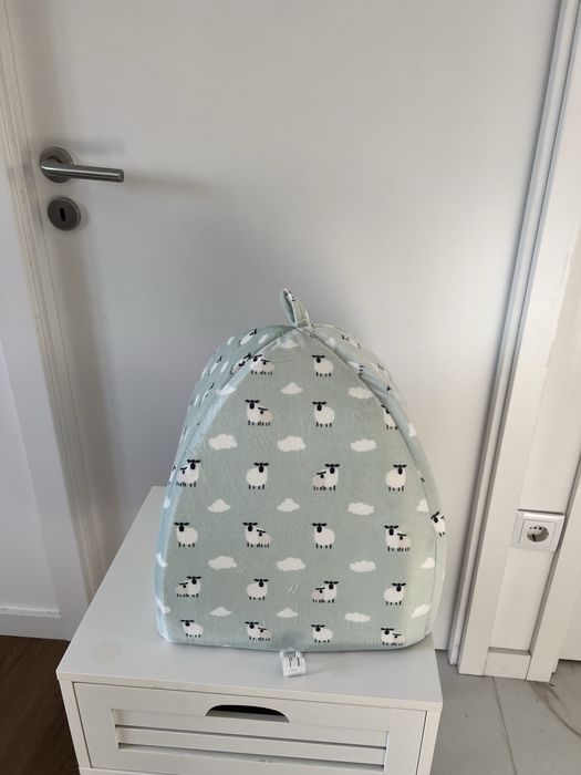 Ninho Leeby Igloo Novo Azul ovelhas para gato