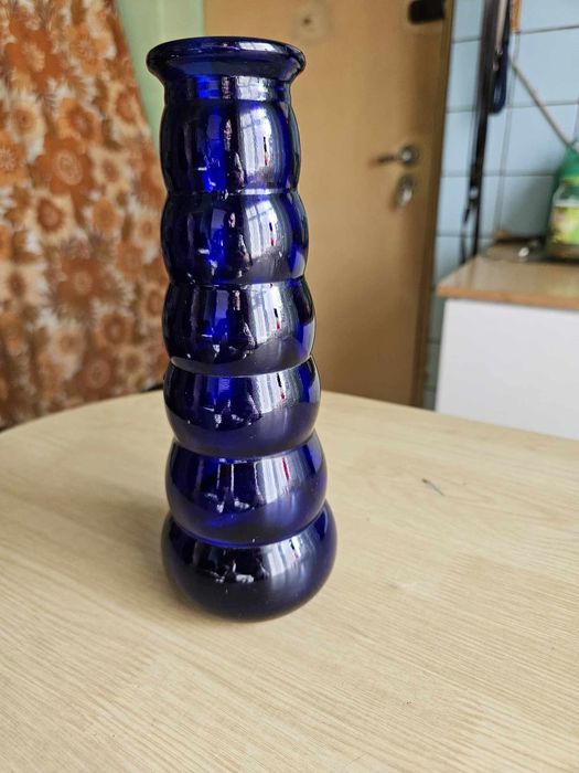 Wazon bałwanek kobaltowy PRL