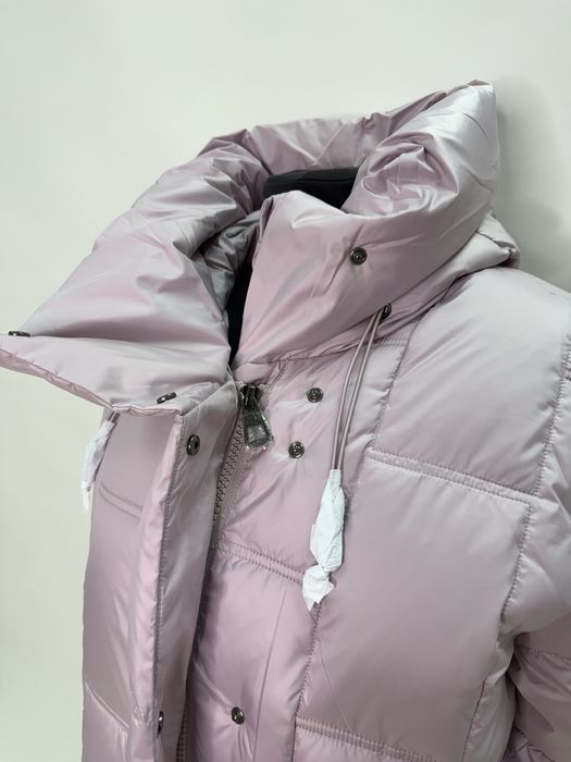 Женский удлиненный пуховик CLASNA усі розміри Розпродаж