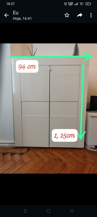 Armário de arrumação