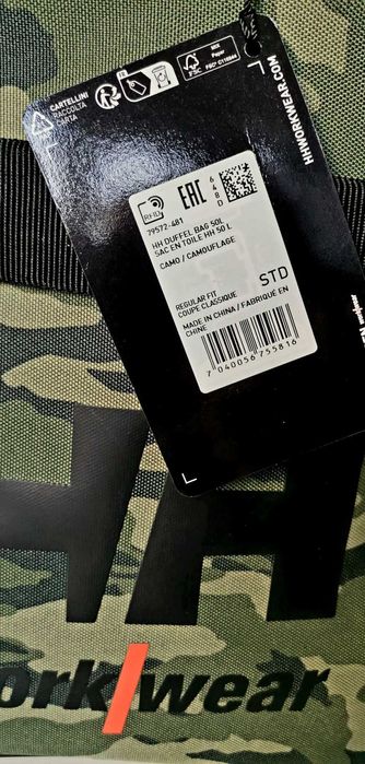 HH PLECAK torba  50L kolor camoflage / moro / maskujący Helly Hansen