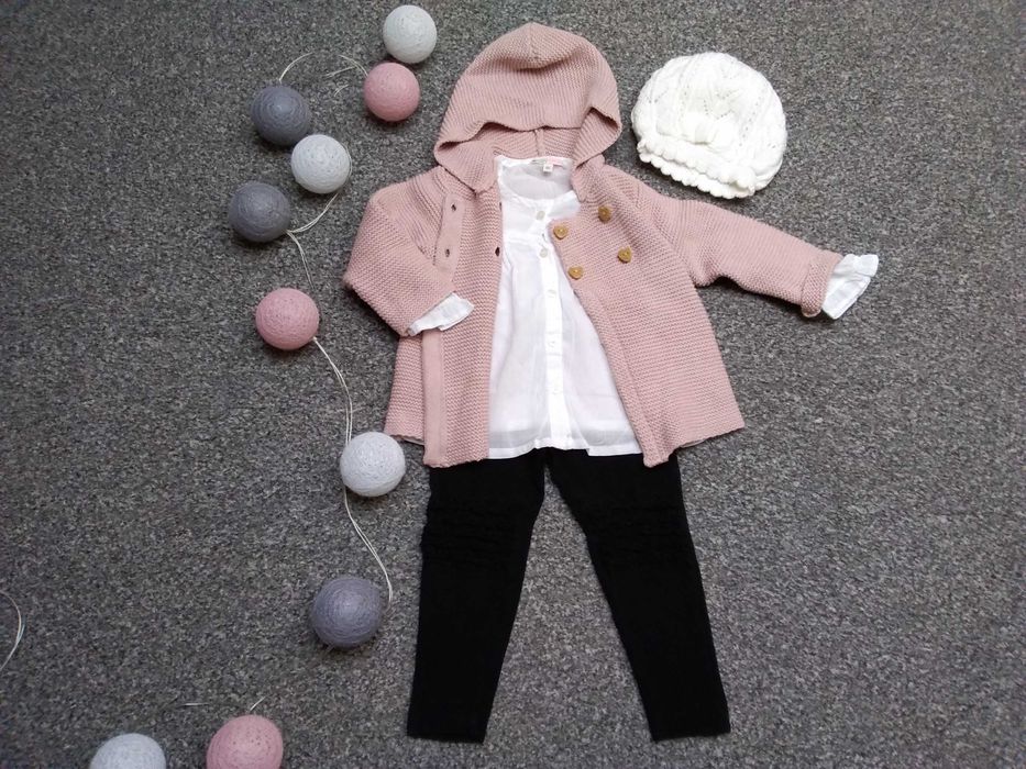 Zestaw ubranek 86-92cm, 12-18-24mcy sukienka Tommy Hilfiger