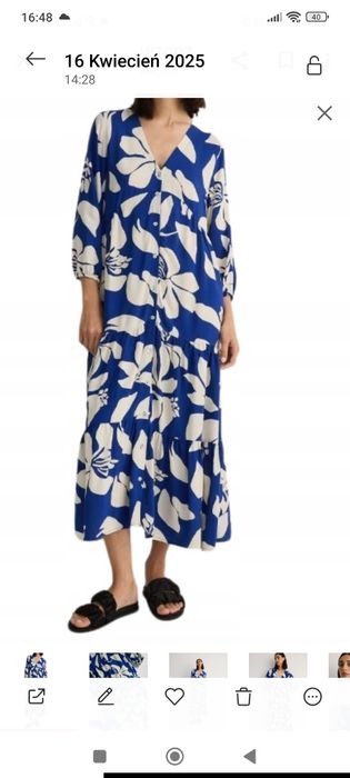 Midi sukienka Reserved XL