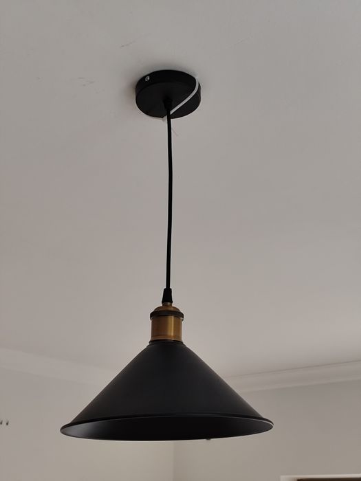 Lampy czarne industrialne