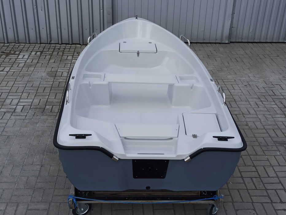 ! PROMOCJA ! łódź wędkarska, wiosłowo-motorowa DELFINA 360 z relingami