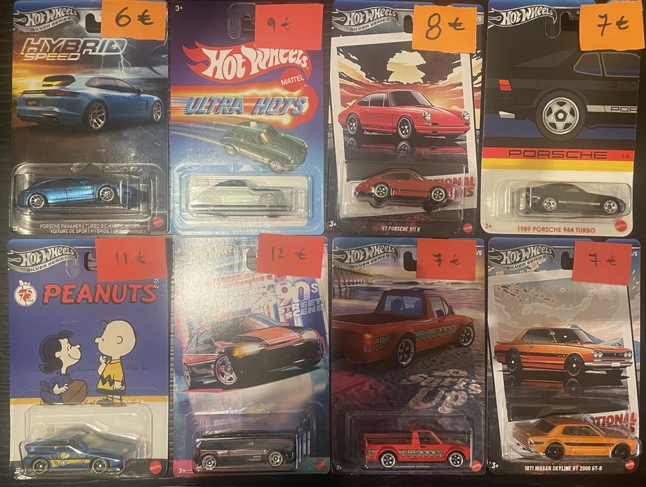 Hot Wheels Porsche  Nissan Honda VW