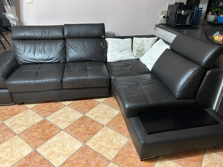 Narożnik skóra naturalna