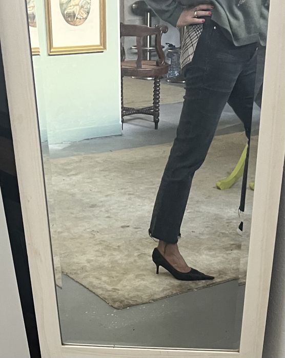 Sapato raso pelo verdadeiro