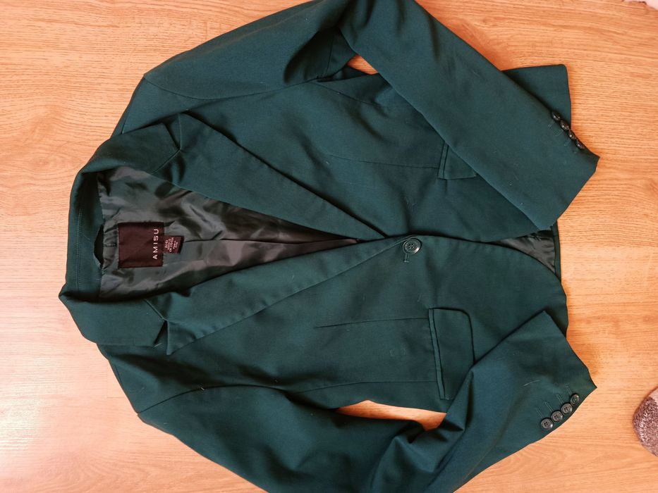 Піджак жакет зелений смарагдовий