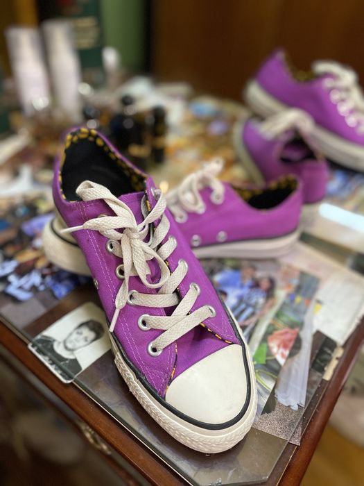 Оригінальні Converse All Star, р. 39 (24.5 см), фіолетові, подвійний