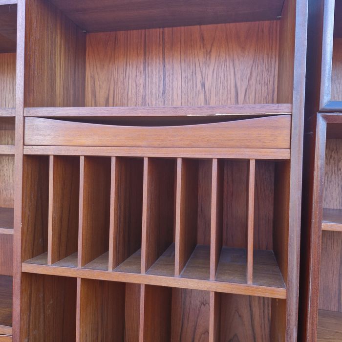 Komoda Tekowa  Marian  Grabinski prl / Szafka prl / Biblioteczka prl