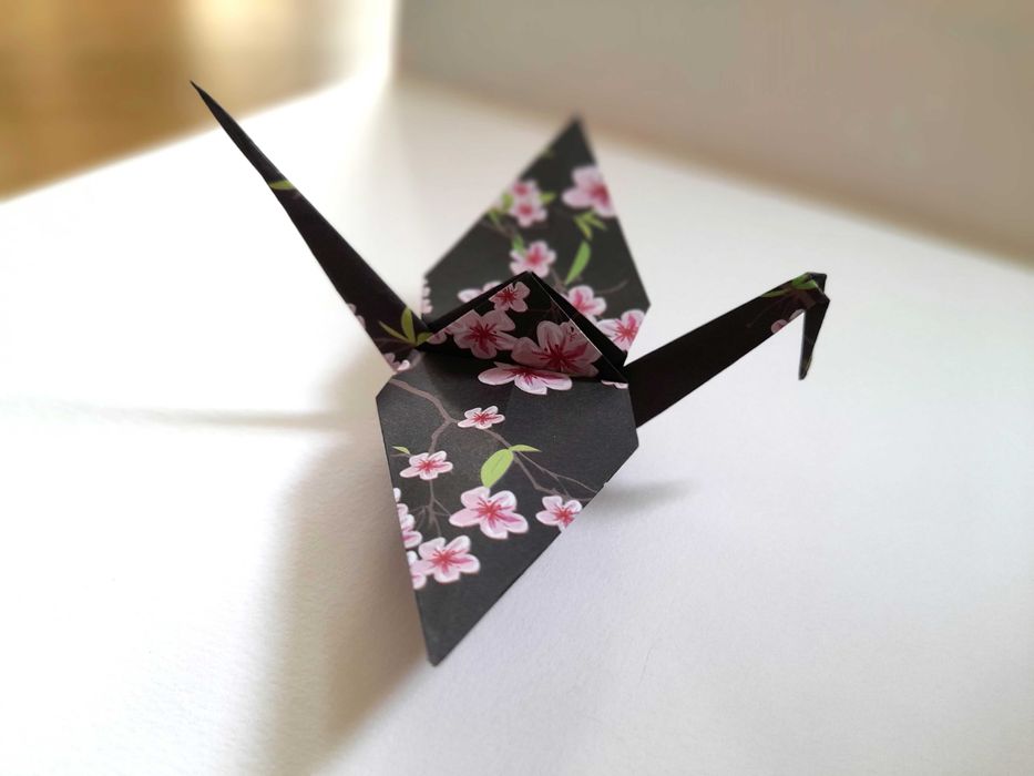 Origami Tradicional Japonês, Grou de Papel, Lembrancinhas de Cerimónia