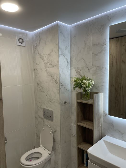 Укладка плитки, ванная под ключ