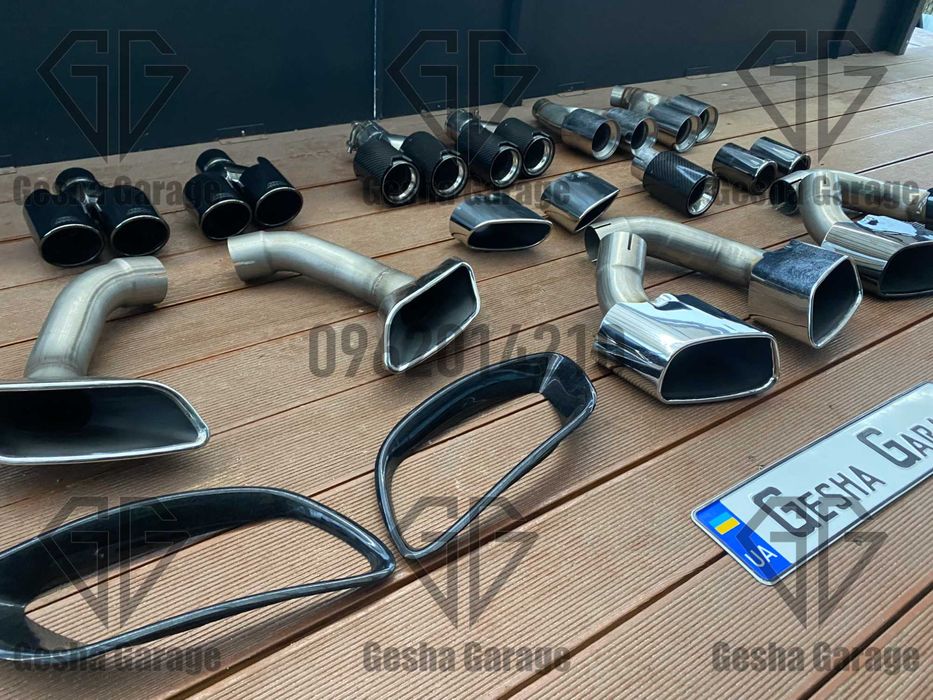 Насадка глушытеля глушника BMW БМВ E70 E71 F10 F11 F15 G30 G31 новые