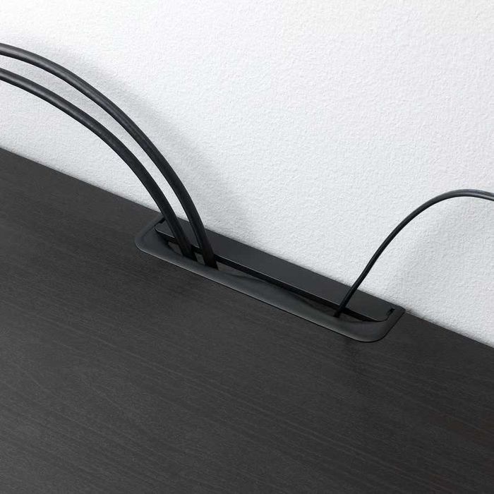 Móvel de TV c/portas Ikea Bestå preto-castanho/Lappviken/Stubbarp, 120x40x38 cm