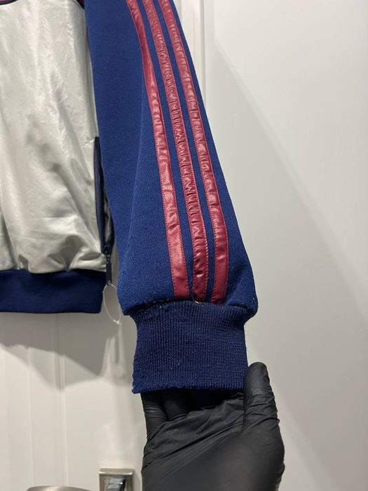 Vintage 80s Adidas Trefoil Track Jacket made in Finnland OPTI