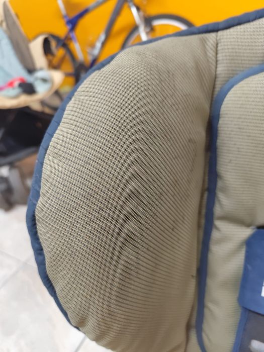 Assento de carro do bebê.