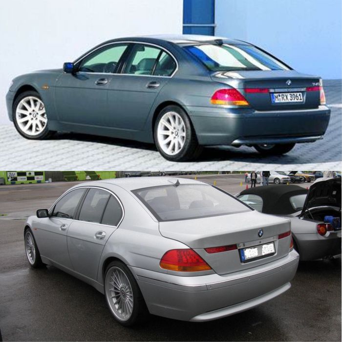 Накладка, молдинг на ляду Bmw 7 series e65, e66.