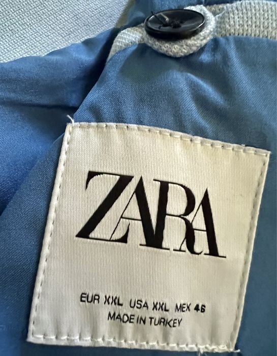 Błękitna marynarka Zara