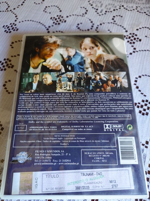 Tsunami dvd filme