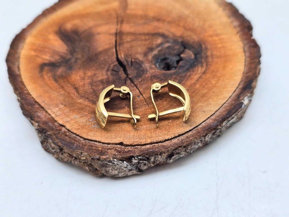 Eleganckie złote kolczyki 333 - 8k - 1,05g