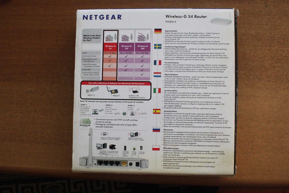 Router Netgear Wireless G 54