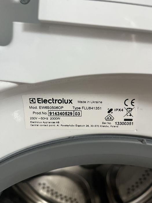 Pralka Elecrolux
