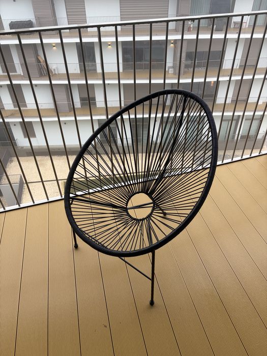 Cadeira Acapulco em Preto - Nova