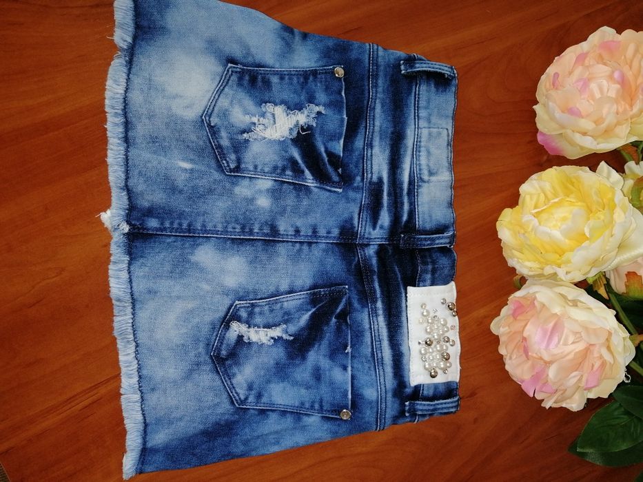 Джинсова спідничка фірми GAS  Модний Одяг для дівчинки