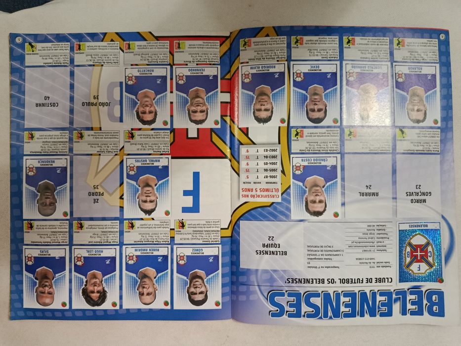 Caderneta de FUTEBOL Superliga 2007/08