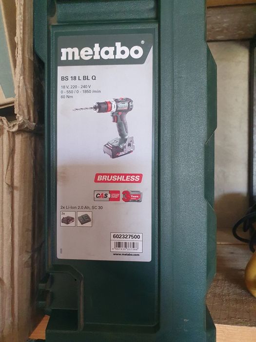 Шурупокрут Metabo BS 18 L BL Q 4шт батареї