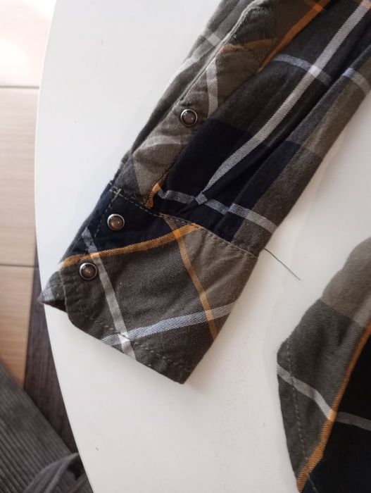 Koszula w kratę Stradivarius 36