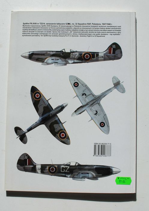 Supermarine Spitfire. Monografie Lotnicze 40