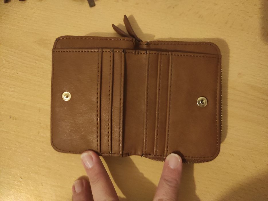 Porta moedas camel Misako