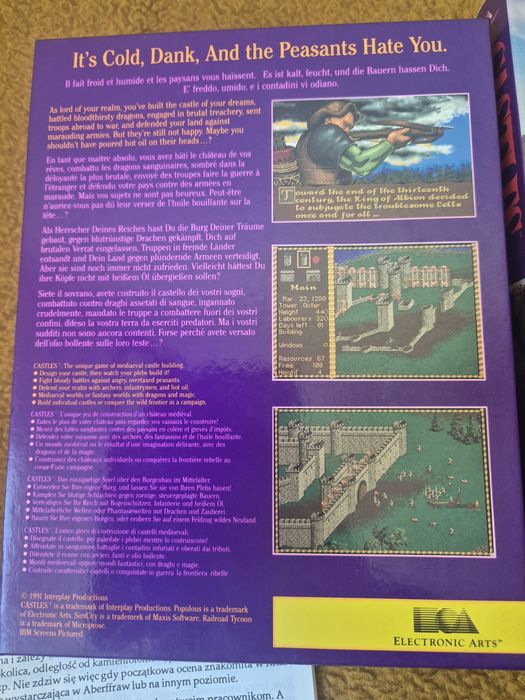 Gra Castles,  fdd 1991r