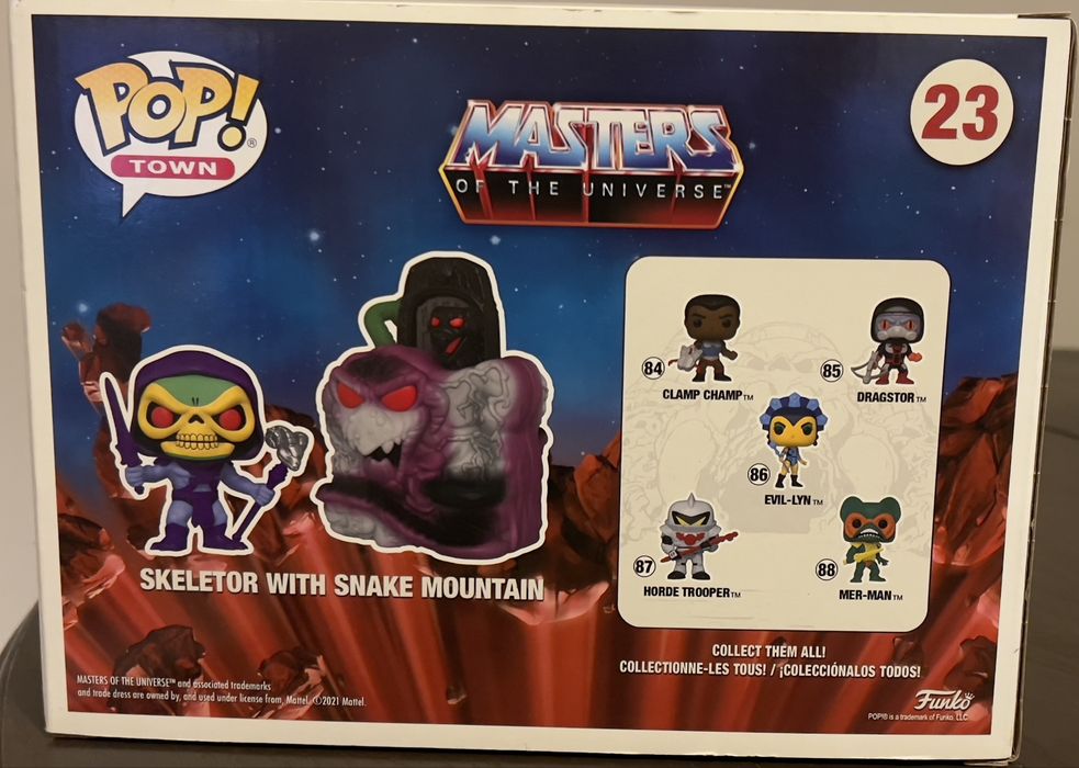 Funko Pop Skeletor with snake mountain
