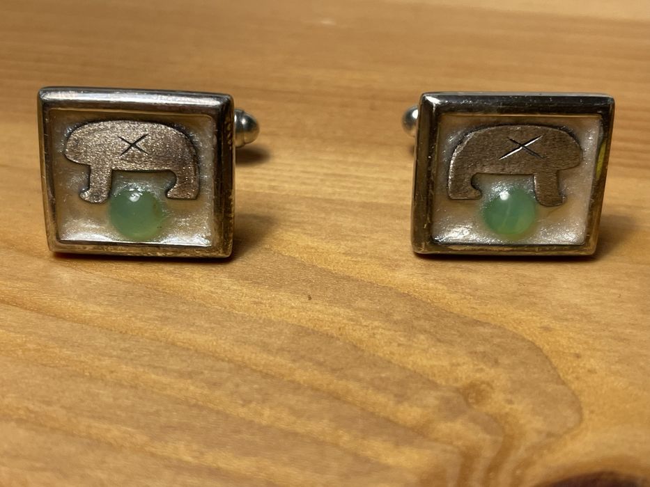 Srebrne spinki do mankietów