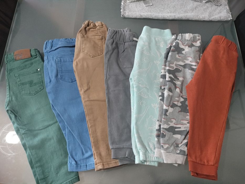 Lote calças de bebé menino