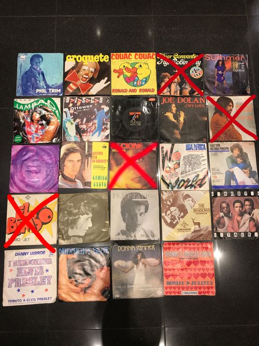 Discos de Vynil / Vinyl / Vynyl / Vinil antigos Ep's / Singles
