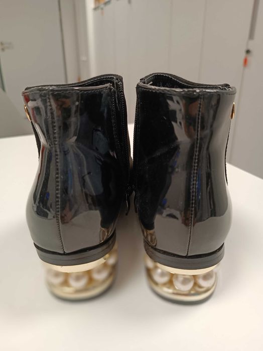 H&D Moda Espanola damskie botki zamszowe eleganckie, rozm. 37