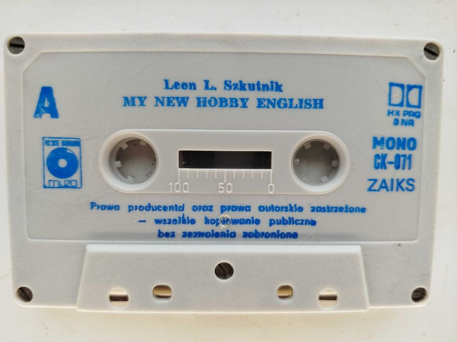 My New Hobby English Leszek Szkutnik kaseta Polskie Nagrania 33-42