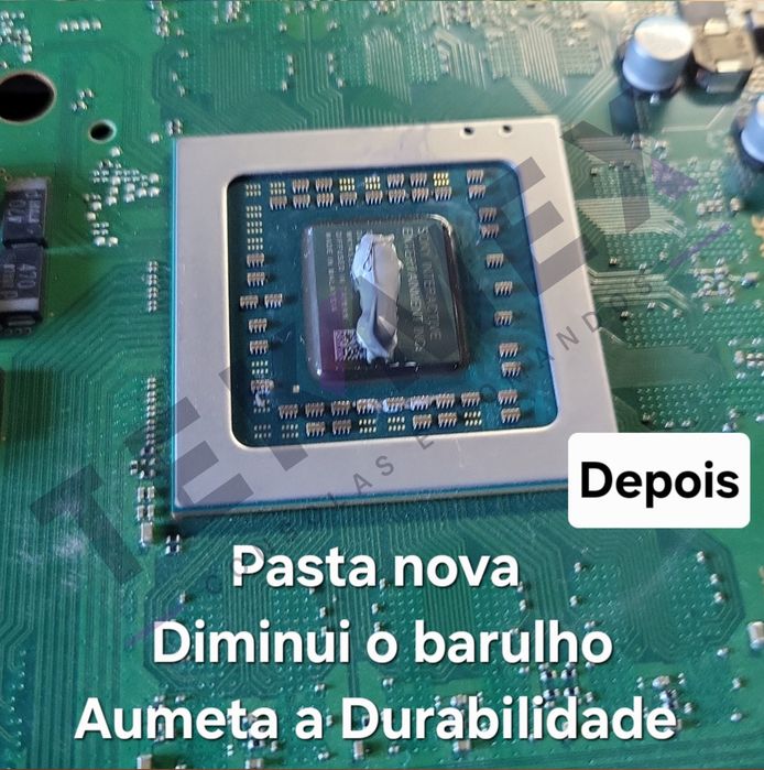 Manutenção preventiva ( limpeza ) de consolas