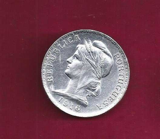 Republica  Primeiros  Escudos  1916   Prata