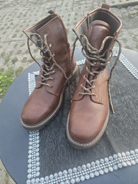 Botki damskie skóra ekologiczna