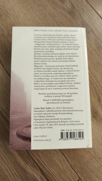 Cień wiatru Carlos zafon