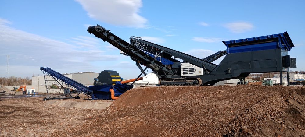 Mobilny przesiewacz zakład do przesiewania na mokro terex powerscreen