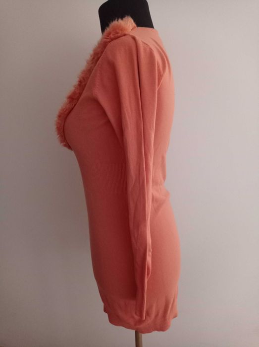 Sweter z futerkiem