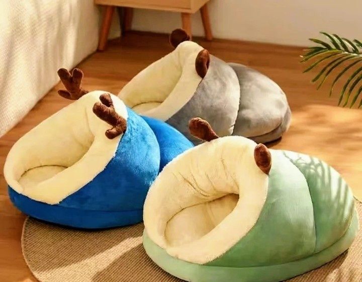 Акция!  Есть опт !Плюшевые теплые лежаки для собаки или кошки